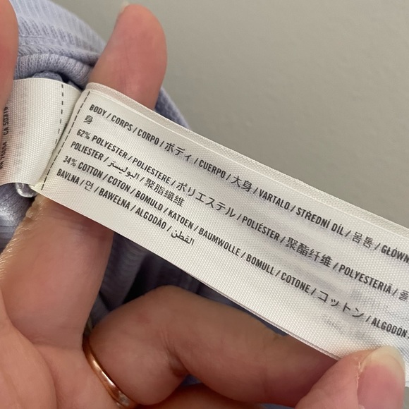 Hollister Gilly Hicks Ruffle Tie Front Cheeky Bodysuit, Light Blue - Picture 5 of 6